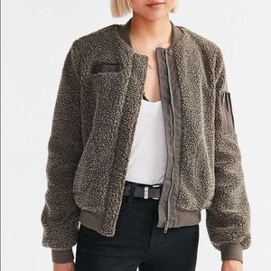 BDG Sherpa bomber jacket